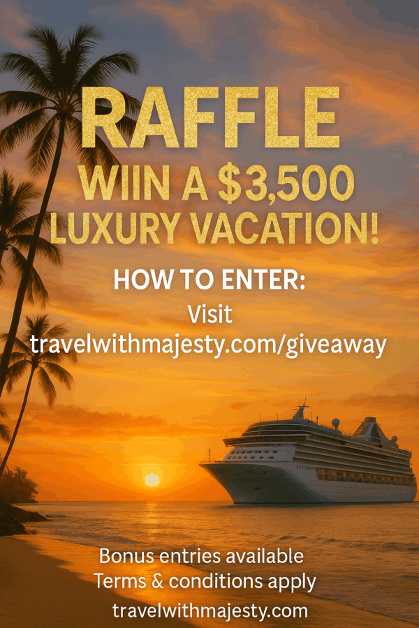 $25 Raffle Ticket – Win a $3,500 Vacation